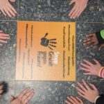 Aufkleber mit Händen